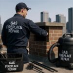 Gas fireplace repair
