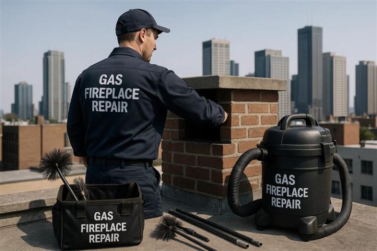 Gas fireplace repair