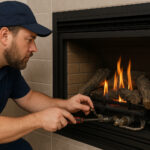 Gas fireplace 2