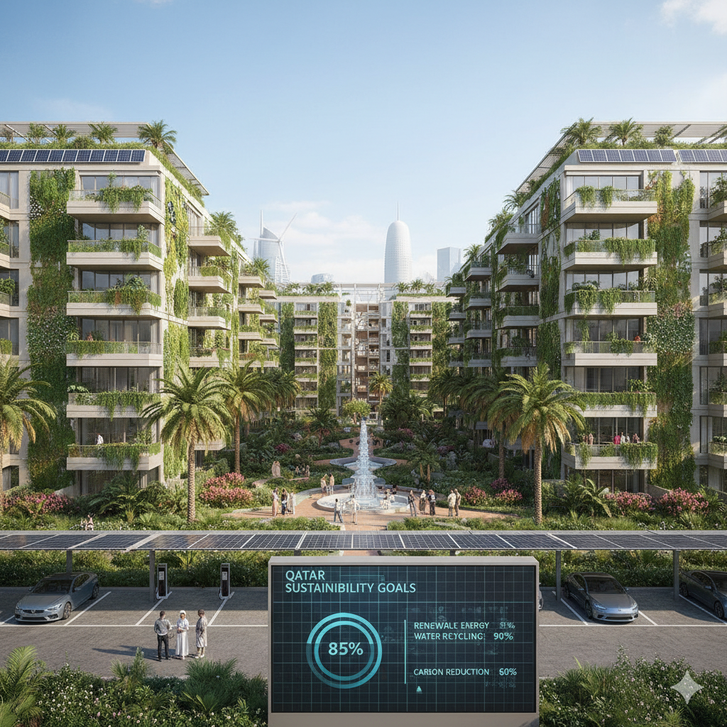 How Eco-Friendly Apartments for Rent in Qatar Respond to the Country’s Sustainability Goals