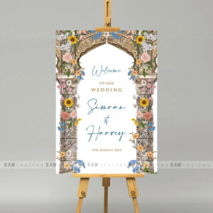 wedding wellcome board