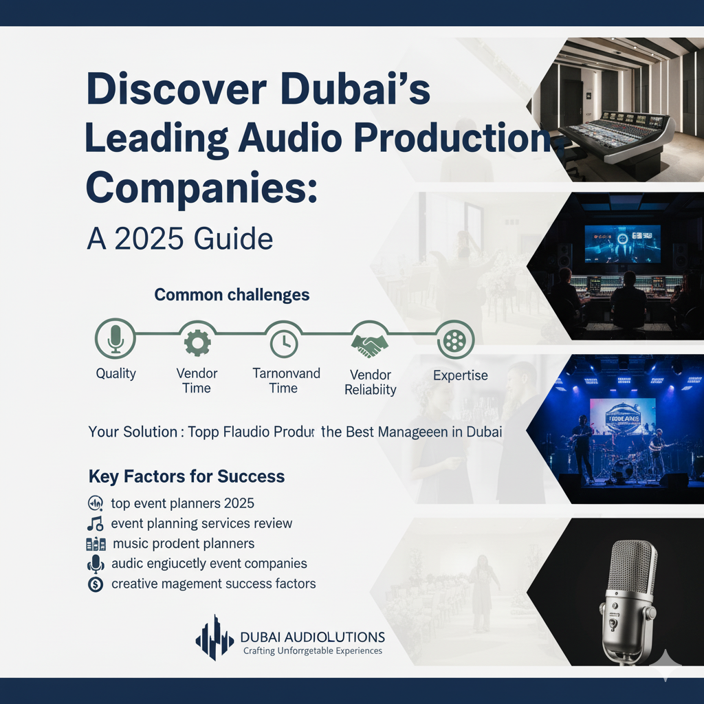 Discover Dubai's Leading Audio Production Companies
