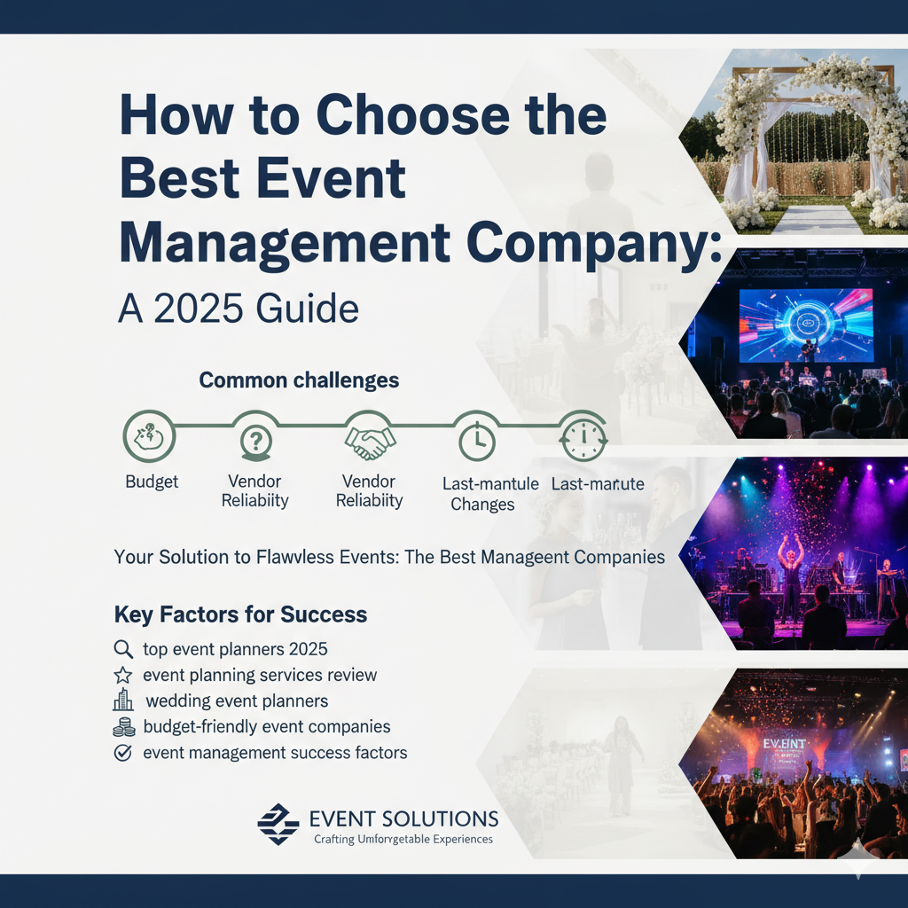 How to Choose the Best Event Management Company A 2025 Guide