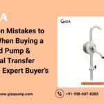 Common Mistakes to Avoid When Buying a SS Hand Pump & Chemical Transfer Pump – Expert Buyer’s Guide
