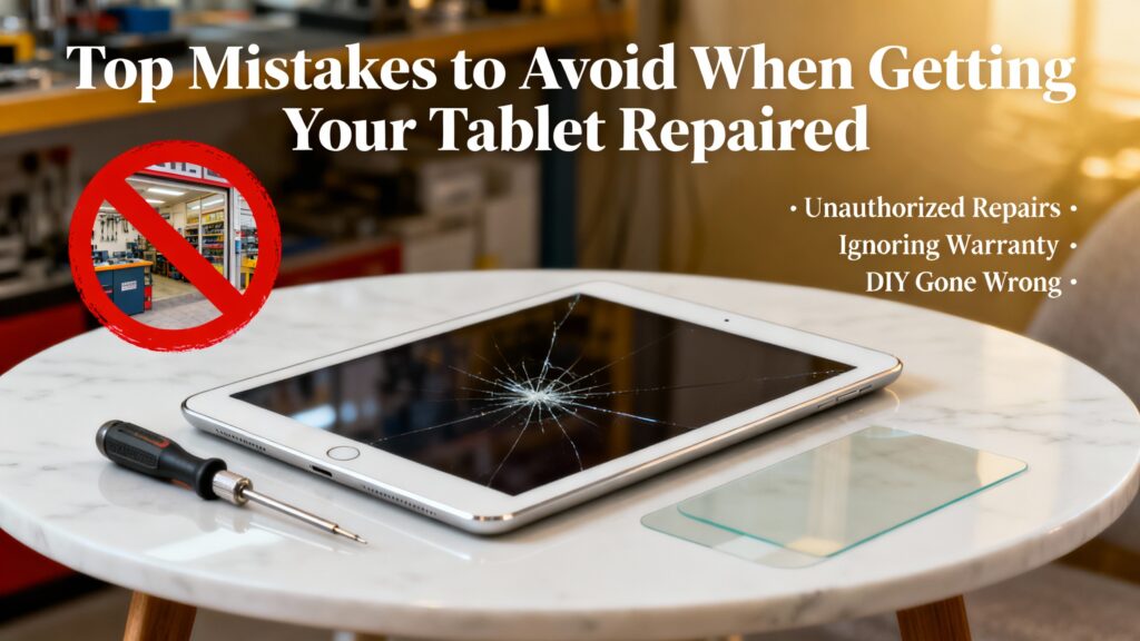 Mistakes to Avoid When Getting Your Tablet Repaired