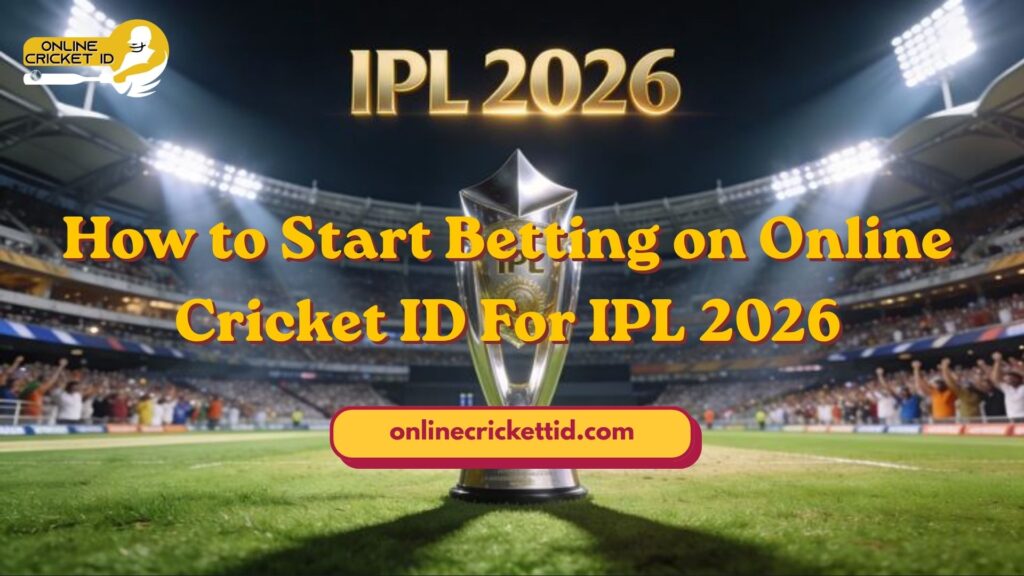 How to Start Betting on Online Cricket ID For IPL 2026