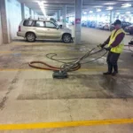 parking lots washing