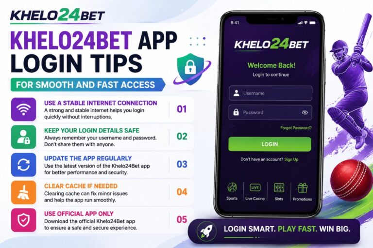 Khelo24Bet App Login Tips for Smooth and Fast Access