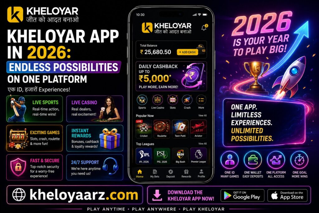 Kheloyar App in 2026 Endless Possibilities on One Platform