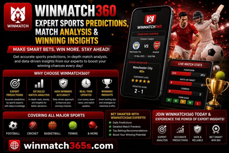 WinMatch360 – Expert Sports Predictions, Match Analysis & Winning Insights