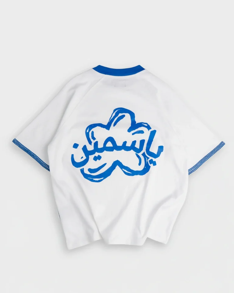 Flower Instincts Jasmine Blue Shirt back side