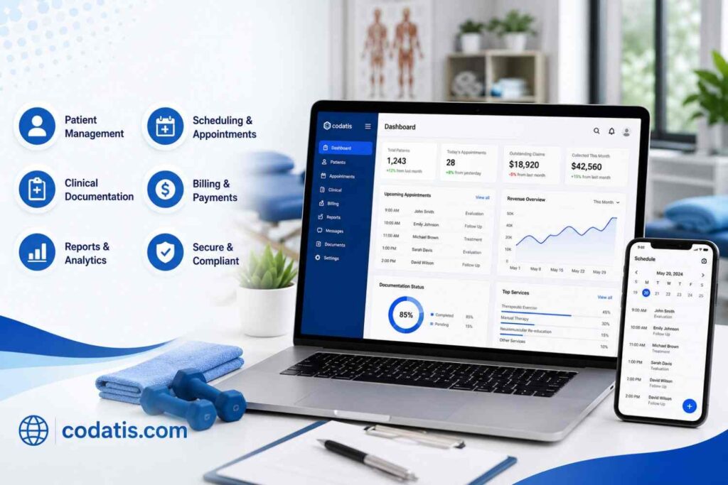 OptimisPT software for physical therapy practices