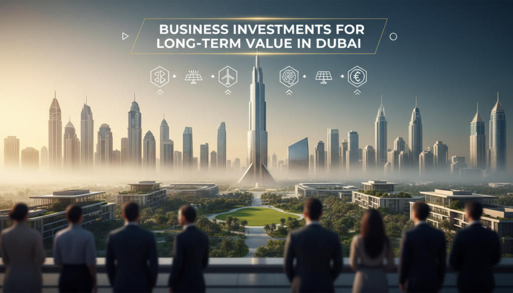 Explore Business Investments That Deliver Long-Term Value in Dubai