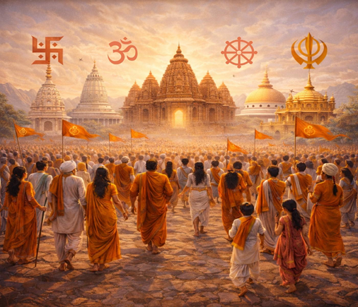 temple and cultural events