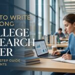 How to Write a Strong College Research Paper