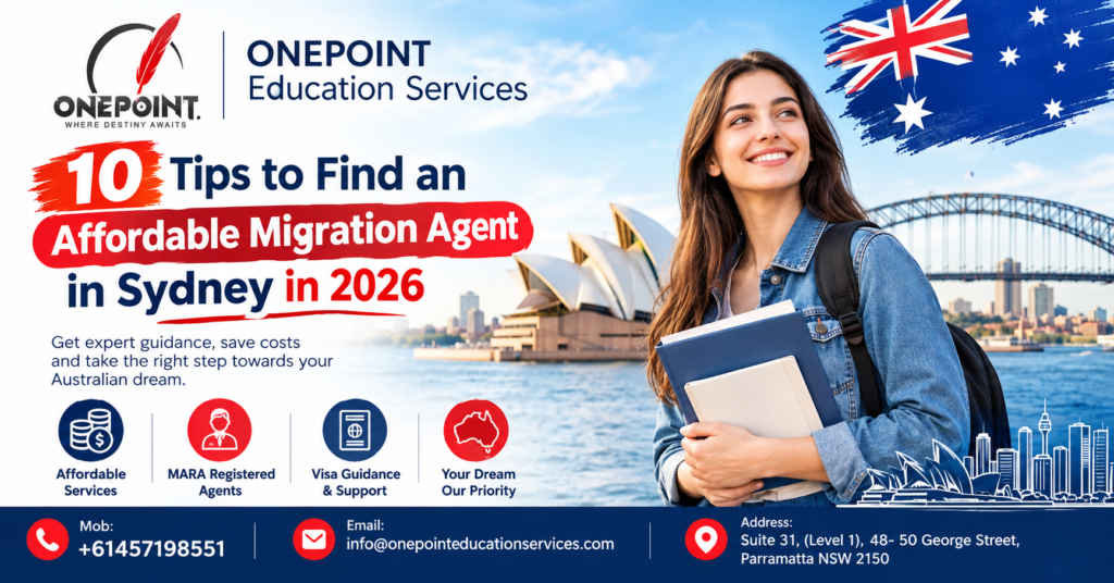 Affordable Migration Agent in Sydney helping applicants with Australian visa options