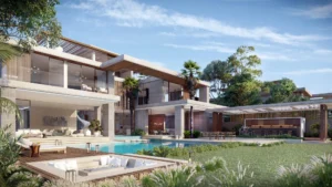Forest and park view in Ghaf wood dubai