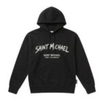 Saint Michael Black Arch Logo Paris-Los Angeles Hoodie
