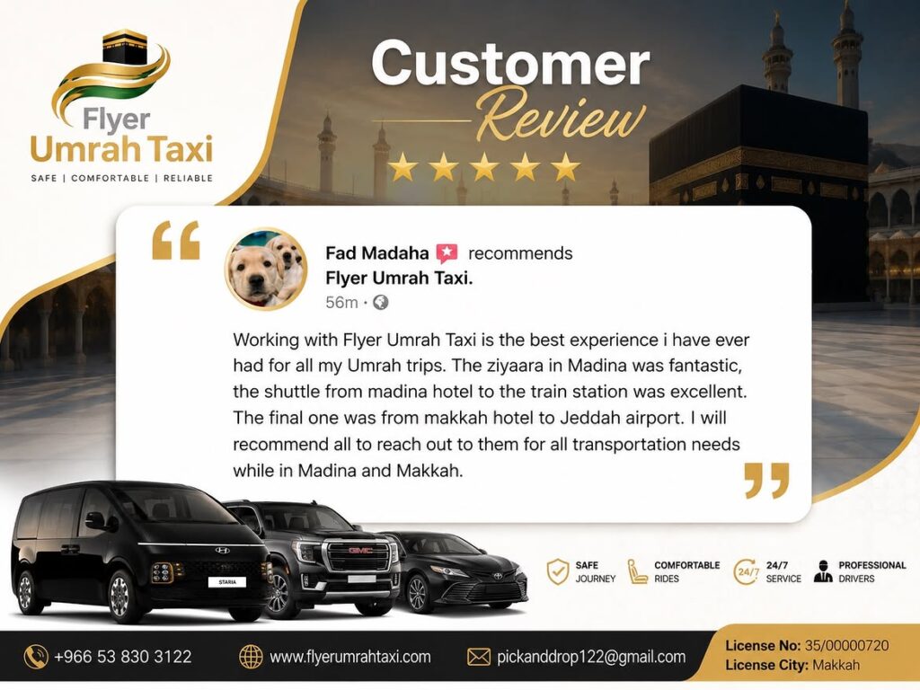 Makkah to Jeddah taxi fare for pilgrims traveling with heavy luggage